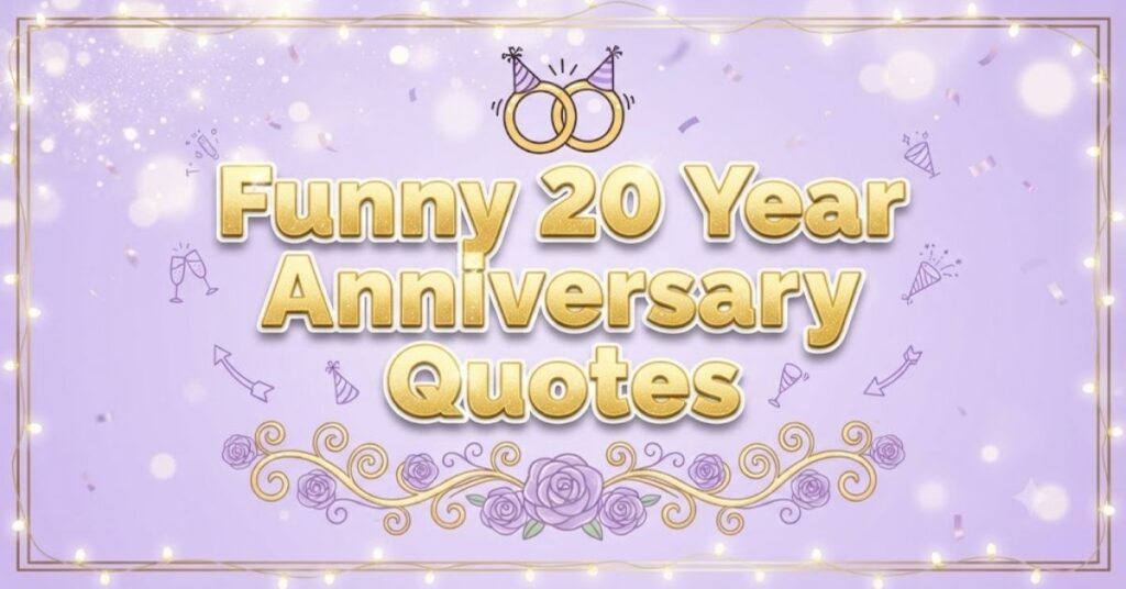 Funny 20 Year Anniversary Quotes