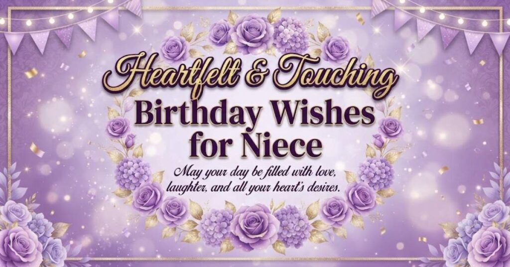 Heartfelt & Touching Birthday Wishes for Niece