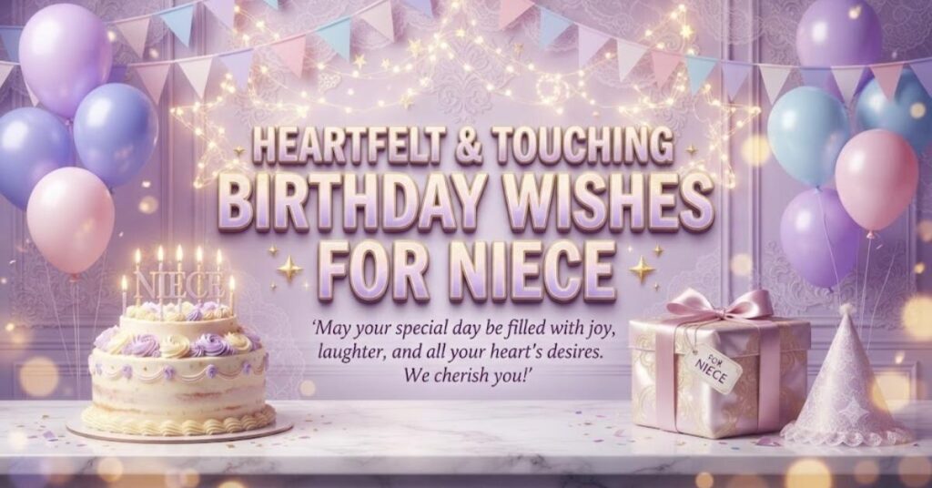 Heartfelt & Touching Birthday Wishes for Niece