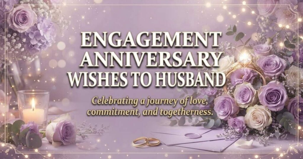 Engagement Anniversary Wishes to Husband
