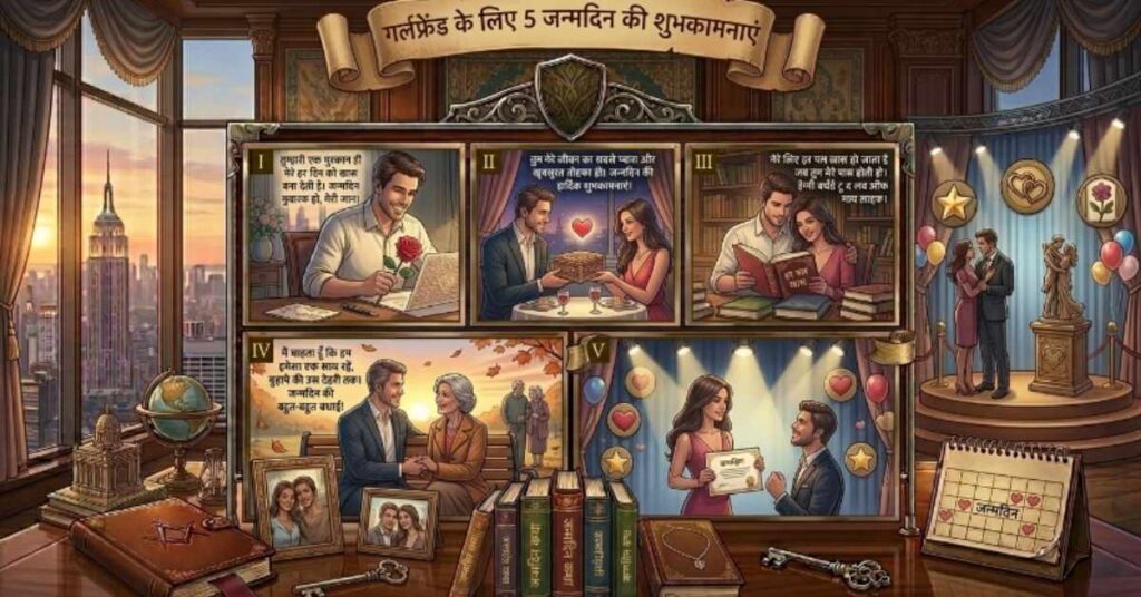 5 Birthday Wishes For Girlfriend in Hindi